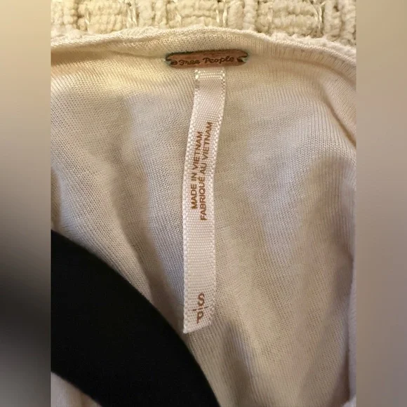 FREE PEOPLE  Ivory Gypsy Lace Bodycon Dress SIZE: SMALL - Picture 10 of 12